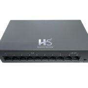 Hanutech Ai Featured Unmanaged PoE Switch 8 Port Gigabit- 8*PoE 10/100/1000Mbps+2*RJ45 1000Mbps Uplinks for IP Cameras CCTV Networking Switch