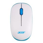 acer Wireless Mouse (1600 DPI/2.4 GHz Wireless Frequency/Optical Sensor/USB Dongle) | Color: White/Blue