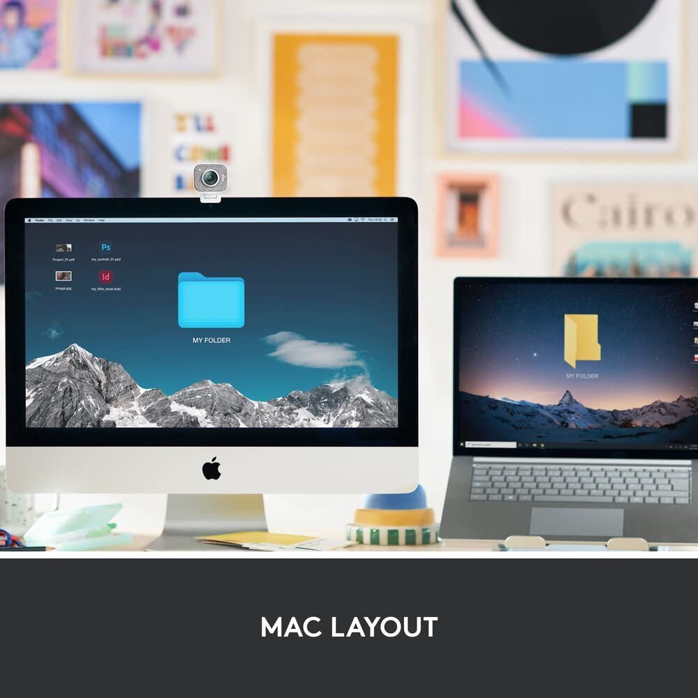 Logitech MX Keys Mini for Mac Minimalist Wireless Illuminated Keyboard with Free Adobe Subscription, Compact, Bluetooth, Backlit Keys, USB-C, Tactile Typing, Metal Build-Pale Grey - Image 2