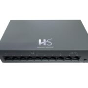 Hanutech Unmanaged Ai Smart 8 Port Poe Switch Gigabit | 8 Port RJ45 PoE 100/1000Mbps+2 Port RJ45 Uplinks1000Mbps, inbluit Power Supply 96W for CCTV IP Cameras Networking & NVR- 1 Year Warranty