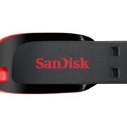 SANDISK Cruzer Blade 128GB, USB 2.0, Flash Drive, Pendrive, Red, 5Y Warranty (SDCZ50-128G-I35)