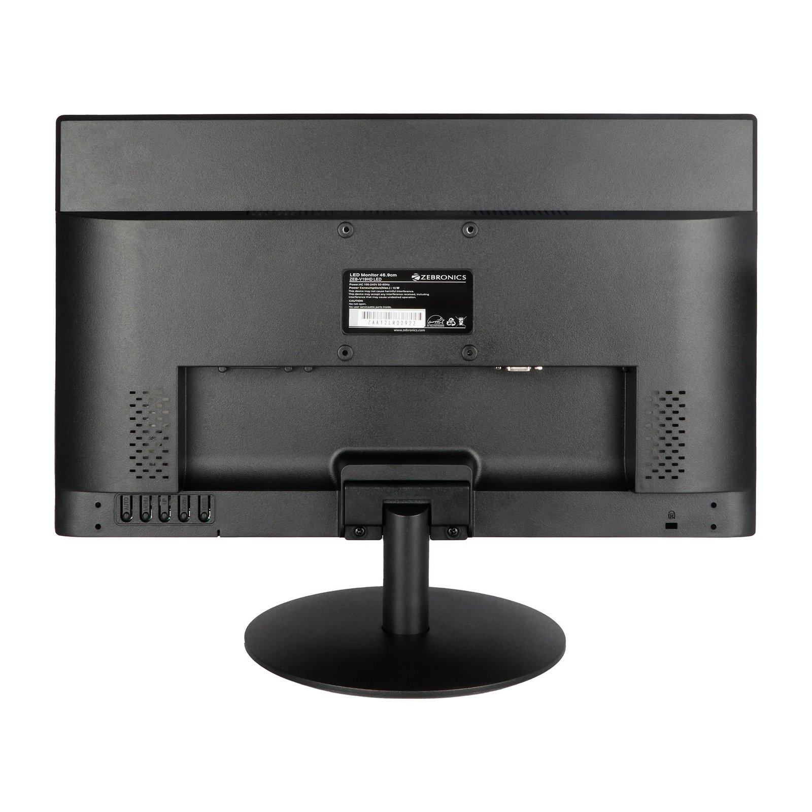 ZEBRONICS Zeb-V19Hd 18.5 Inch (46.99 Cm) Led Monitor with Supporting Hdmi, Vga Input, Hd 1366 X 768 Pixels, 16.7M Colors, Glossy Panel, Slim Design & Wall Mountable, Black - Image 2