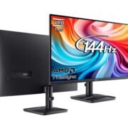 acer EK240Y P0 23.8 Inch VA Panel Full HD Backlit LED Monitor I 144Hz Refresh Rate, 1MS VRB Response Time, AMD FreeSync I 1 x VGA 1 x HDMI with Inbox HDMI Cable I Zero Frame Design I Eye Care I Black