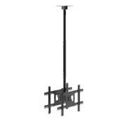 Dual Side Heavy Duty Led TV Ceiling Mount Adjustable Bracket, TV Wall Mount Bracket Fits 32-70 Inch LCD LED 4K TVs, Flat Screen Display, Adjustable Height Telescoping Tilt and Swivel