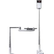 Adjustable Phone & Tablet Stand with LED Fill Light, 360° Rotating Holder, Height Adjustable Desk Mount for Live Streaming, Video Recording, Online Classes & Content Creation
