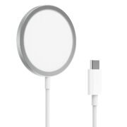 Magnetic Wireless Charger 15W, Mag-Safe Fast Charger USB C 15W, Qi Type C Wireless Inductive Charging Station Compatible with iPhone 17/16/16 Plus/16 Pro/16 Pro Max/15/14/13/12 Series
