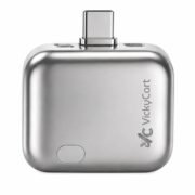 USB-C Smart Auto Eject Adapter | Full-Charge Separator USB-C Smart Overcharge Protector, 140W Fast Charging, Auto Cut-Off, Compatible with iPhone, Android, MacBook, Laptop