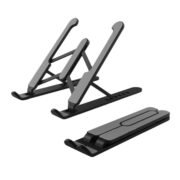 NS1000 Laptop Stand Featuring Foldable Design, Anti-Slip Silicone Rubber Pads, Supports Maximum of 5kgs Weight, 6 Adjustable Levels.