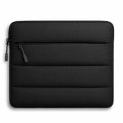 Cushioned Laptop Sleeve for 15.6 Inch Laptops, Carbon Black