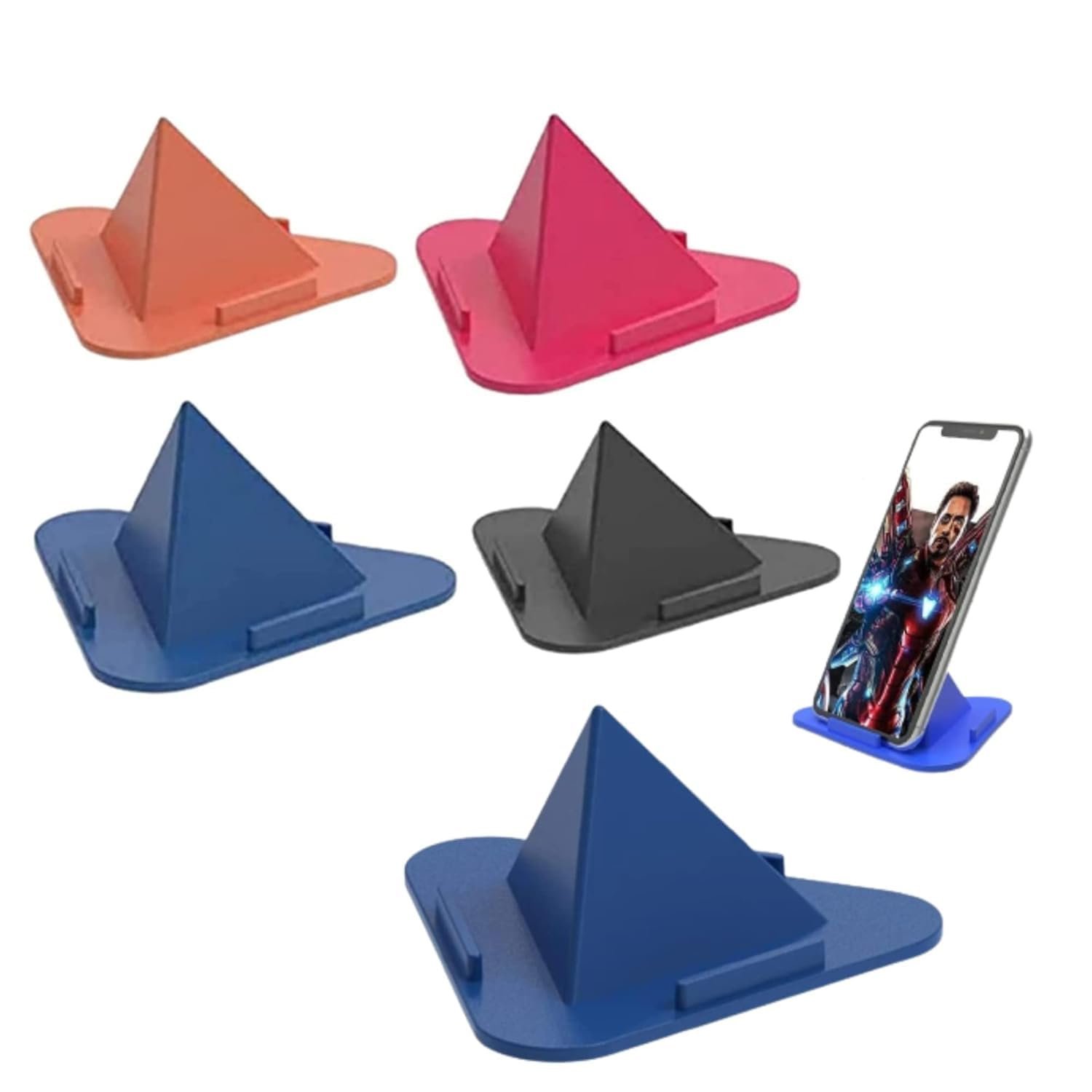 Pyramid Phone Stand Holder, Multi-Angle Desktop Tablet Stand