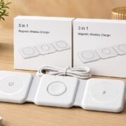 3 in 1 Foldable Magnetic Wireless Charger Compatible with MagSafe