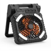 Lipzie (10 Year Warranty) Portable Laptop Cooling Pad with Large Fan, USB Powered Cooling Base and Rugged Protective Design for Laptop Heat Dissipation