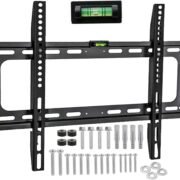 TV Wall Bracket Mount for 32-70 inch TVs, Ultra Heavy Duty TV Wall Mount With Bubble Level VESA 200 x 200mm to 600 x 400mm for Flat & Curved TV Load Capacity Up to 50KG For LED LCD OLED Plasma Screens