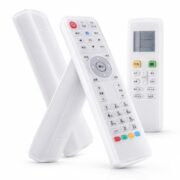 Silicone Remote Control Cover (Pack of 3) | Universal Anti-Slip Washable Dustproof Remotee Protector Sleeve for TV, AC, Set Top Box & Smart TV | Soft Flexible Silicone Remote Case, Transparent