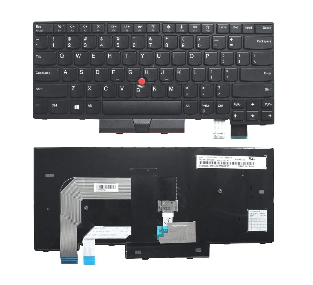 Laptop Keyboard Compatible for LENVO ThinkPad T470 T480 P/N. 00PA452 00PA482 SN20H42364 20L6 01AX487 01HX499 01HX419 01AX528 A485 01HX459 US Layout