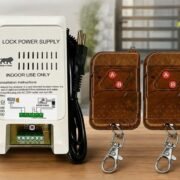 Digital Secure System WiFi Smart Door Lock Controller Power Supply with 2 Remotes (Compatible with Alexa & Google & iOS)