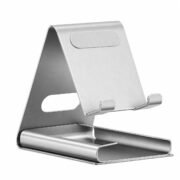 Universal Mobile Holder Stand with Stainless Steel Body, Anti Skid Design, Light Weight for All Smartphones, Tablets