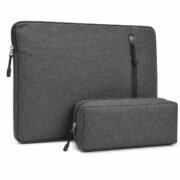 Laptop Sleeve 14 Inch Waterproof with Charger Pouch Protective Case