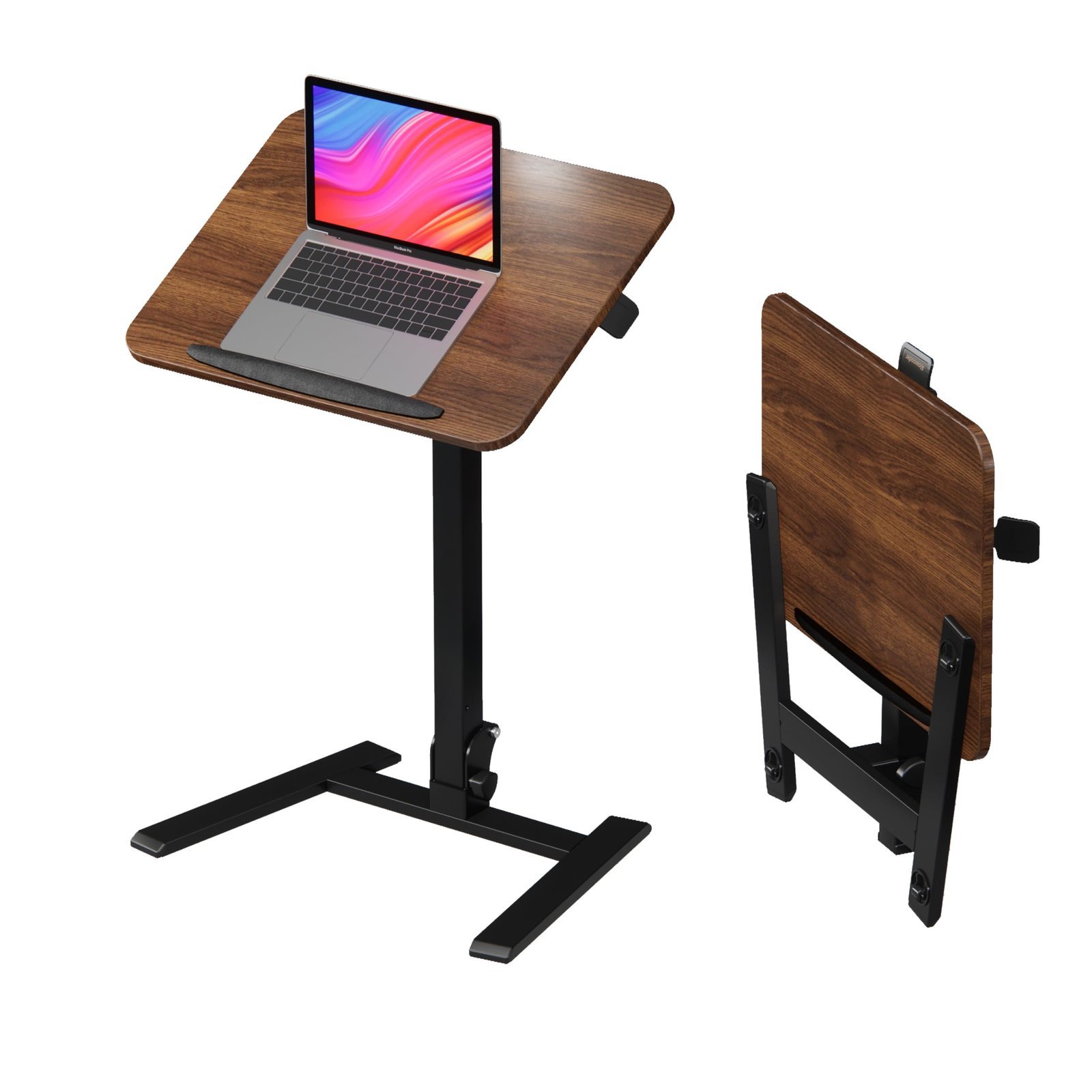 Elegant Wood Phone Stand for Desk and Nightstand