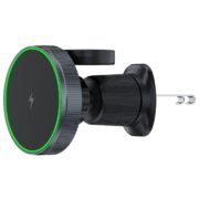Magnetic Wireless Car Charger Compatible with MagSafe and Qi, 15W