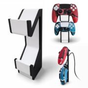 Double Controller  Stand  for  Desk   Xbox  Controller  Stand  | Gamepad &  Gaming  PS5  Setup  Accessory | Compatible with Xbox ONE, PS5, PS4, PC, Steelseries