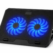 Laptop Cooling Pad with Dual Fan | Blue LED