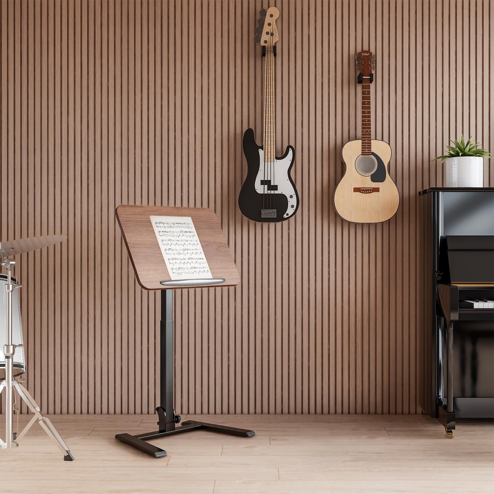Elegant Wood Phone Stand for Desk and Nightstand - Image 3