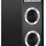 HJ DJ Multimedia Tower Speaker H-10X | Bluetooth Home Theater System with Subwoofer, USB/SD/AUX/FM Remote Control, LED Display, High Bass Floor Standing Sound System for Home & Party (HUF-0005)